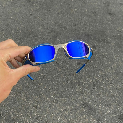 JULIET PLASMA LENTES AZUL ESCURO / KIT AZUL + SIDE BLINDER AZUL