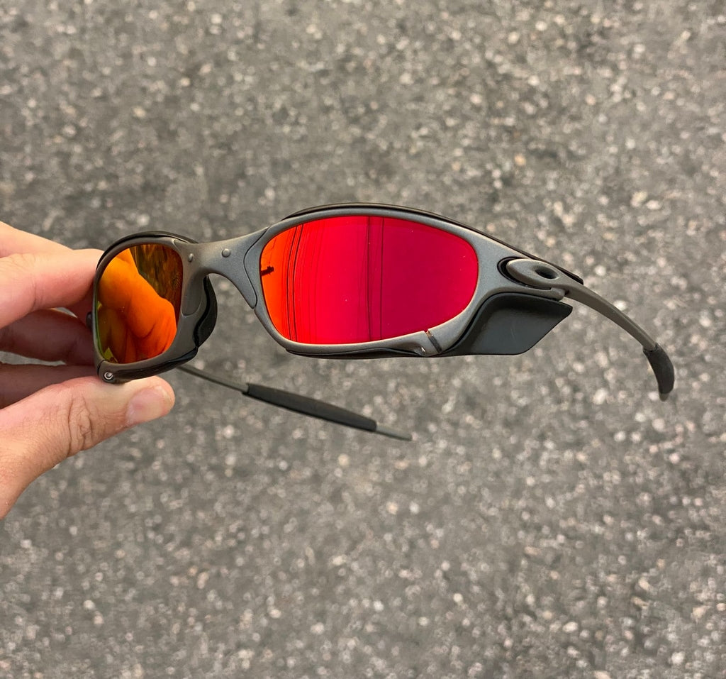 JULIET X METAL LENTES RUBY + SIDE BLINDER PRETO