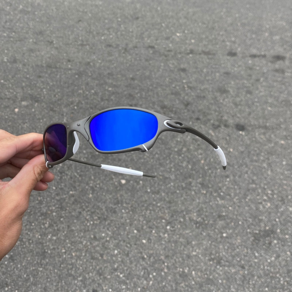 JULIET X-METAL LENTES AZUL ESCURO / KIT BRANCO
