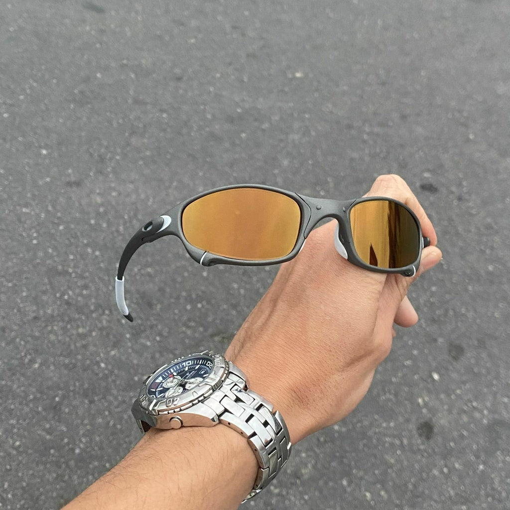 JULIET X-METAL LENTES GOLD CAFÉ / KIT BRANCO