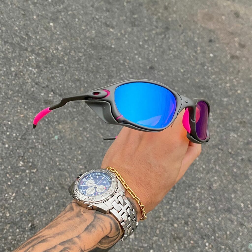 DOUBLE X LENTES PRISMA KIT ROSA + SIDE BLINDER CINZA