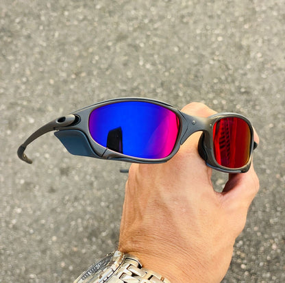 JULIET X METAL LENTES TANZANITE + SIDE BLINDER CINZA