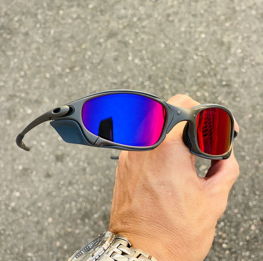 JULIET X METAL LENTES TANZANITE + SIDE BLINDER CINZA