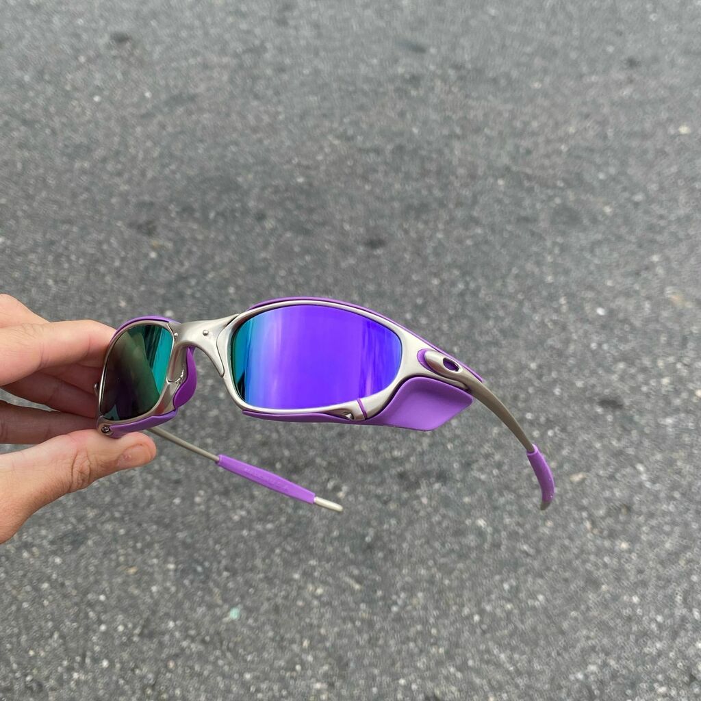 JULIET PLASMA LENTES ROXA / KIT ROXO + SIDE BLINDER ROXO