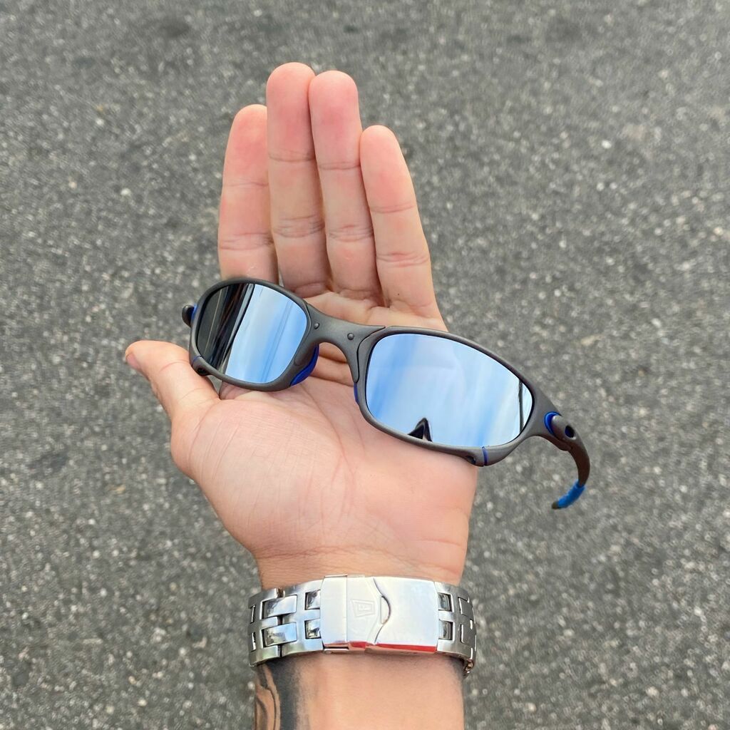 JULIET X METAL LENTES ESPELHADO/ KIT AZUL ESCURO