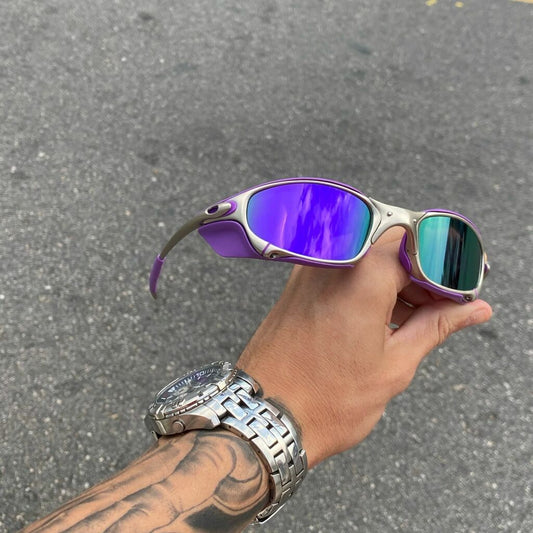 JULIET PLASMA LENTES ROXA / KIT ROXO + SIDE BLINDER ROXO