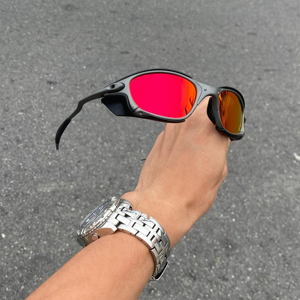 DOUBLE X LENTES RUBY + SIDE BLINDER PRETO
