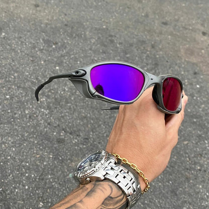 DOUBLE X LENTES TANZANITE +SIDE BLINDER CINZA