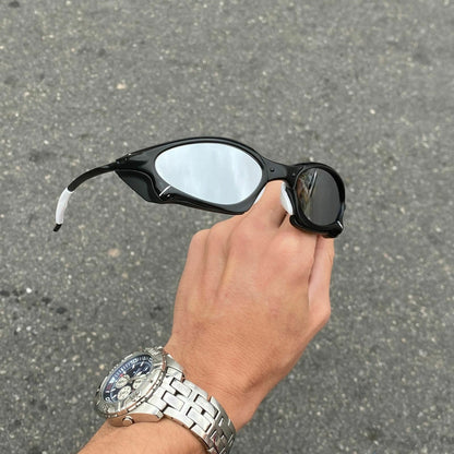PENNY CARBON LENTES ESPELHADO / KIT BRANCO + SIDE BLINDER PRETO