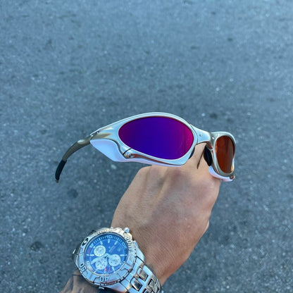 PENNY PLASMA LENTES DARK RUBY + SIDE BLINDER BRANCO