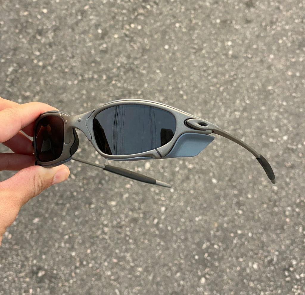 JULIET X METAL LENTES BLAK + SIDE BLINDER CINZA