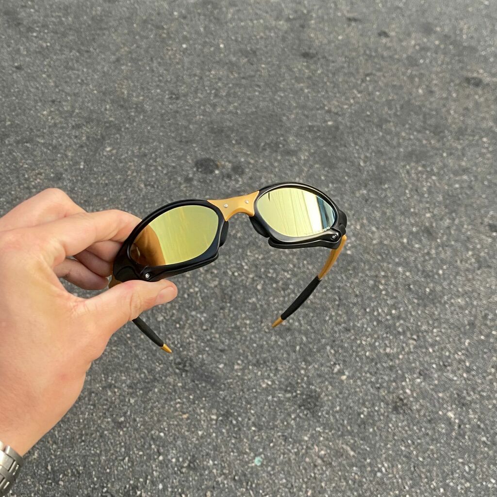 PENNY CORVETTE ARO CARBON LENTES GOLD + SIDE BLINDER PRETO