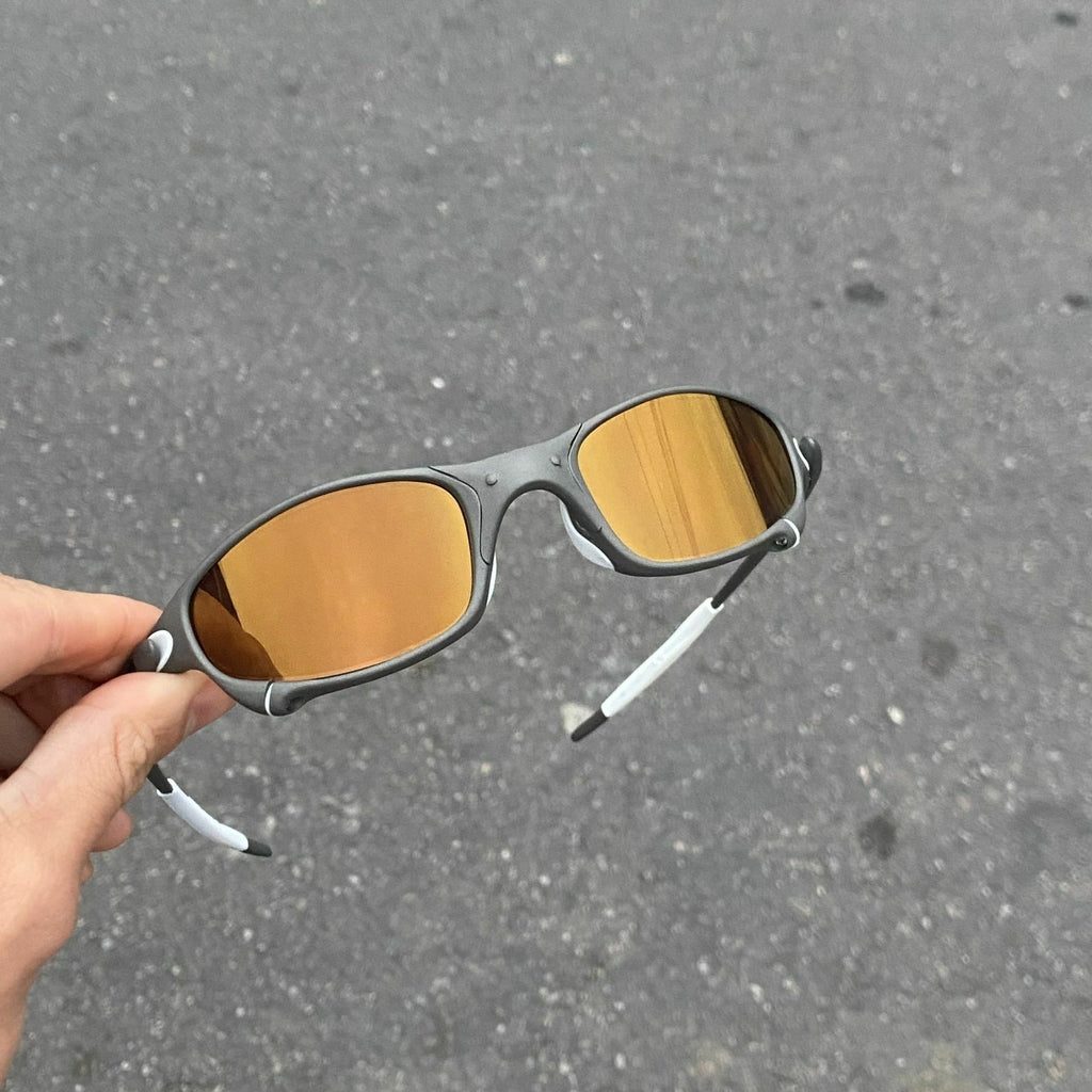 JULIET X-METAL LENTES GOLD CAFÉ / KIT BRANCO