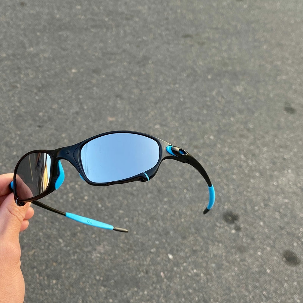 JULIET CARBON LENTES ESPELHADO / KIT AZUL