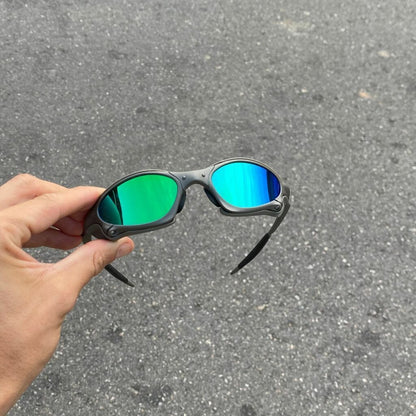 PENNY X-METAL LENTES VERDE + SIDE BLINDER CINZA