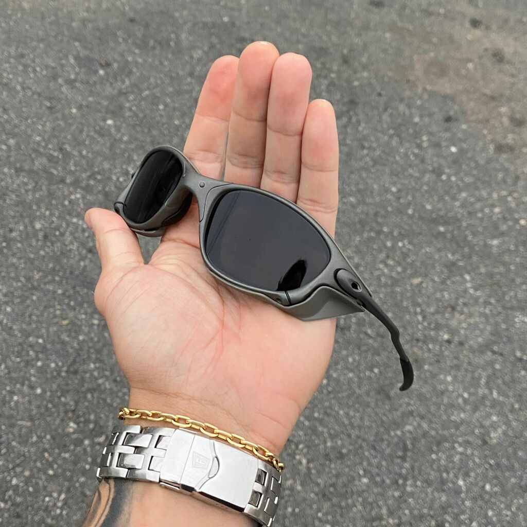 DOUBLE X LENTES BLACK + SIDE BLINDER CINZA