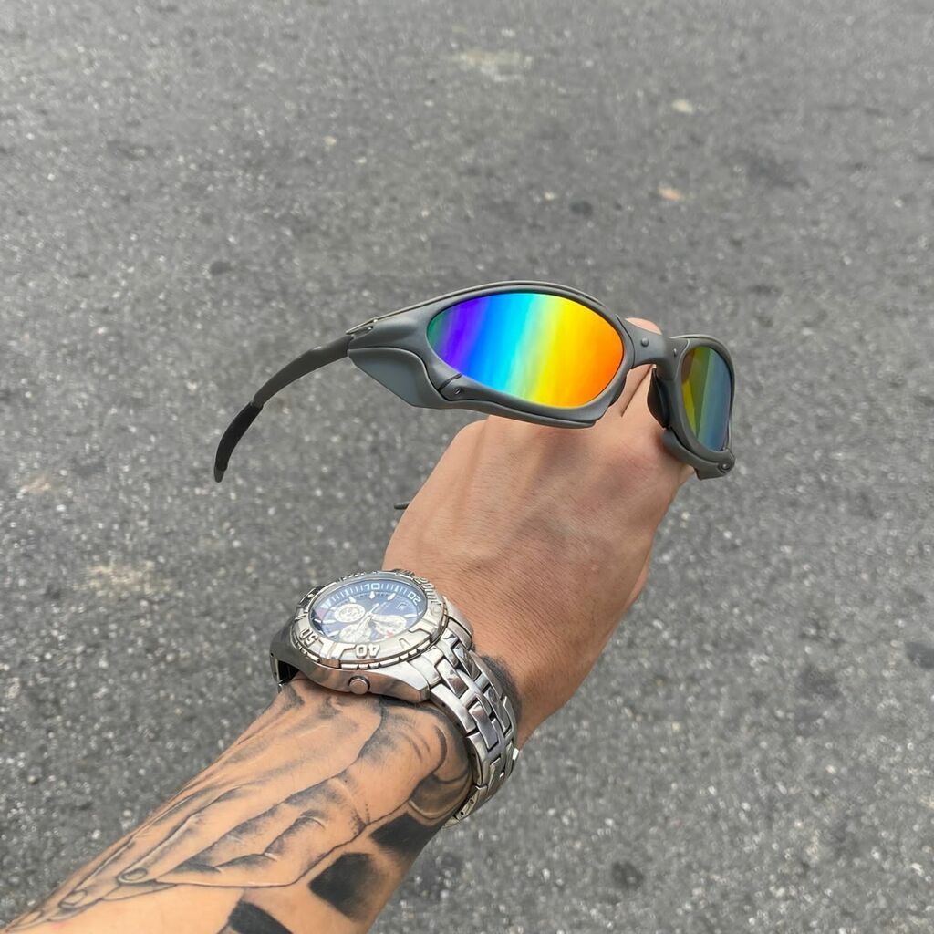PENNY X-METAL LENTES ARCO-IRIS + SIDE BLINDER CINZA