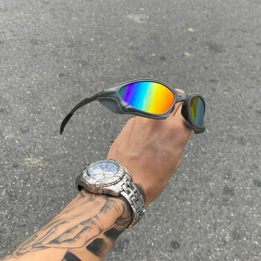 PENNY X-METAL LENTES ARCO-IRIS + SIDE BLINDER CINZA