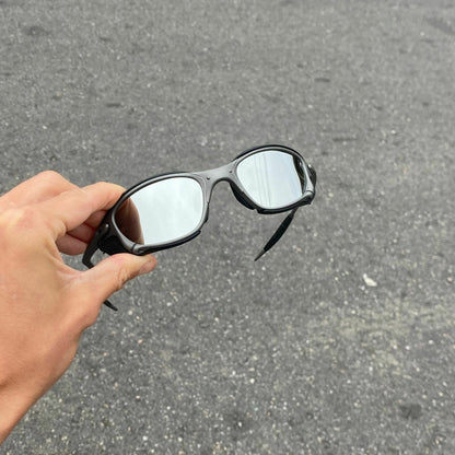 DOUBLE X LENTES ESPELHADO + SIDE BLINDER PRETO