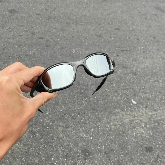 DOUBLE X LENTES ESPELHADO + SIDE BLINDER PRETO