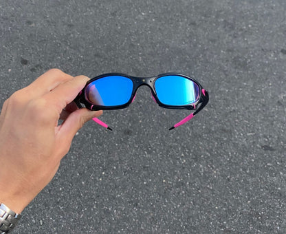 JULIET CARBON LENTES PRISMA / KIT ROSA + SIDE BLINDER PRETO