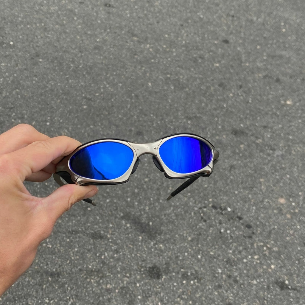 PENNY PLASMA LENTES AZUL ESCURO + SIDE BLINDER PRETO