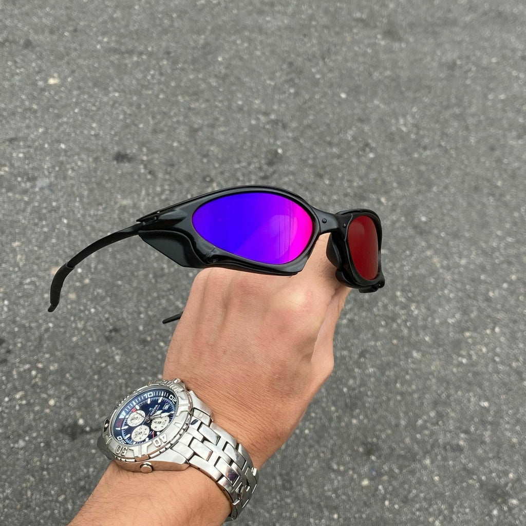 PENNY CARBON LENTES TANZANITE + SIDE BLINDER PRETO
