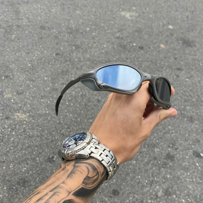 PENNY X-METAL LENTES ESPELHADO + SIDE BLINDER CINZA