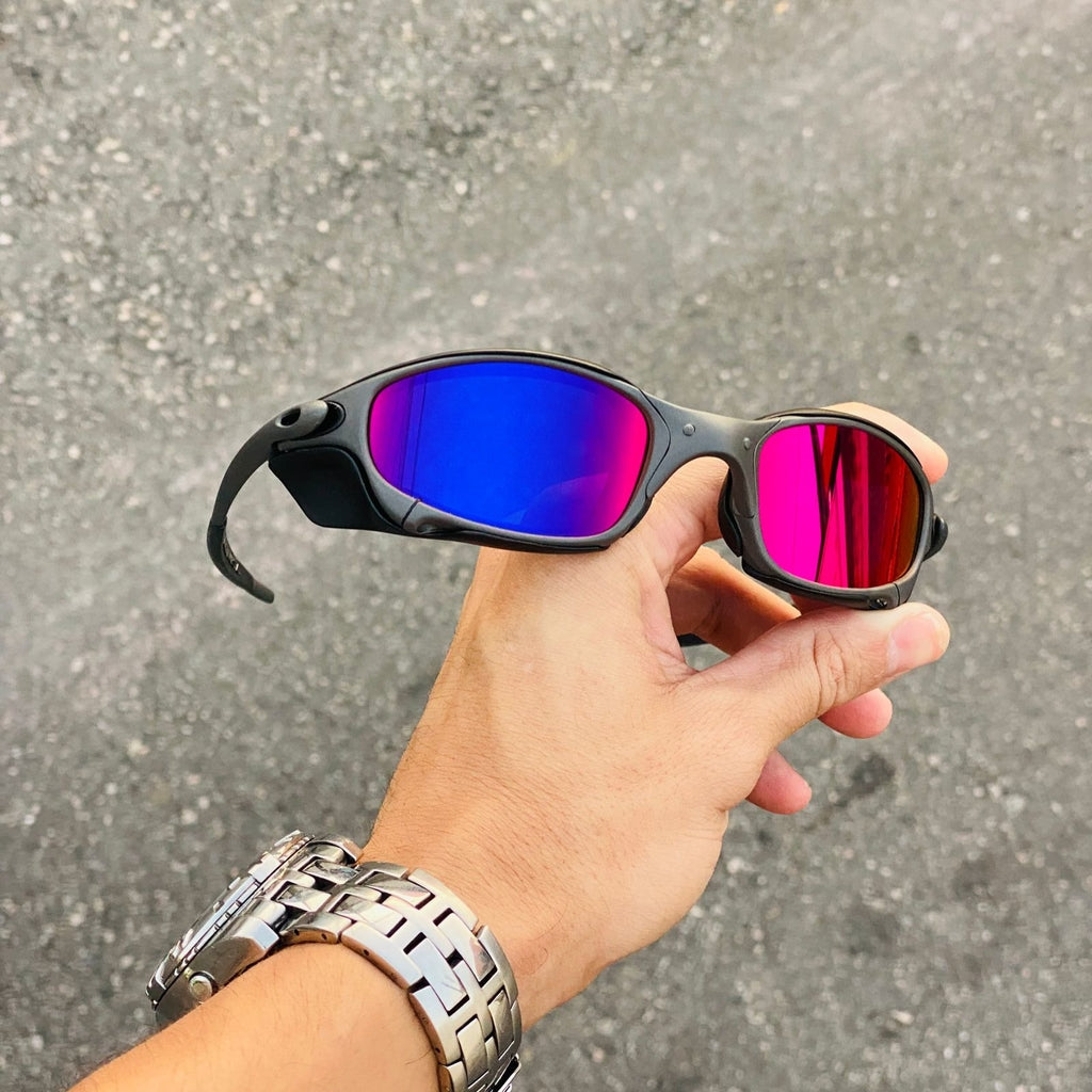 JULIET X METAL LENTES TANZANITE + SIDE BLINDER PRETO
