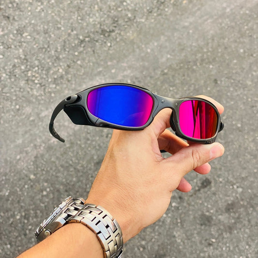 JULIET X METAL LENTES TANZANITE + SIDE BLINDER PRETO