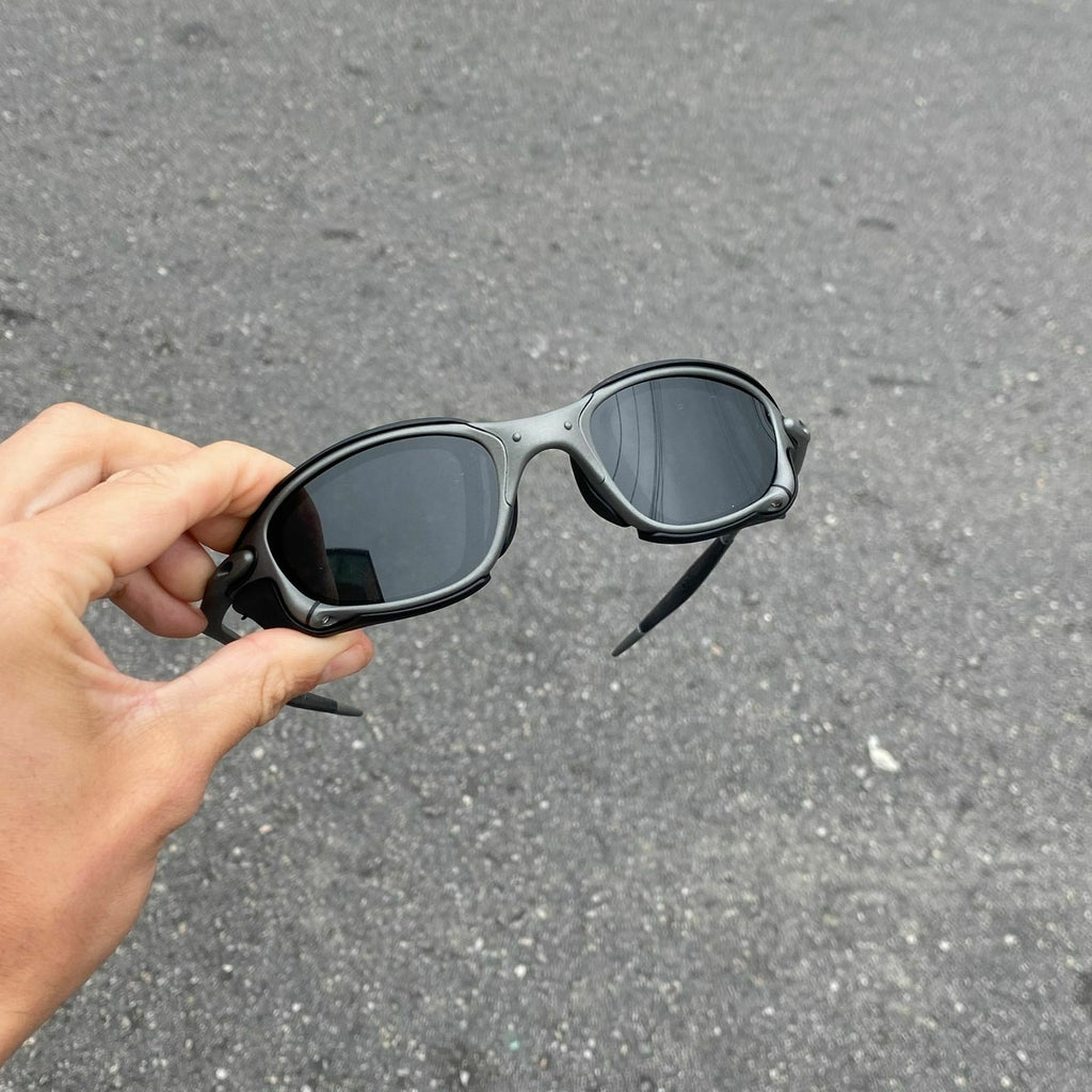DOUBLE X LENTES BLACK + SIDE BLINDER PRETO