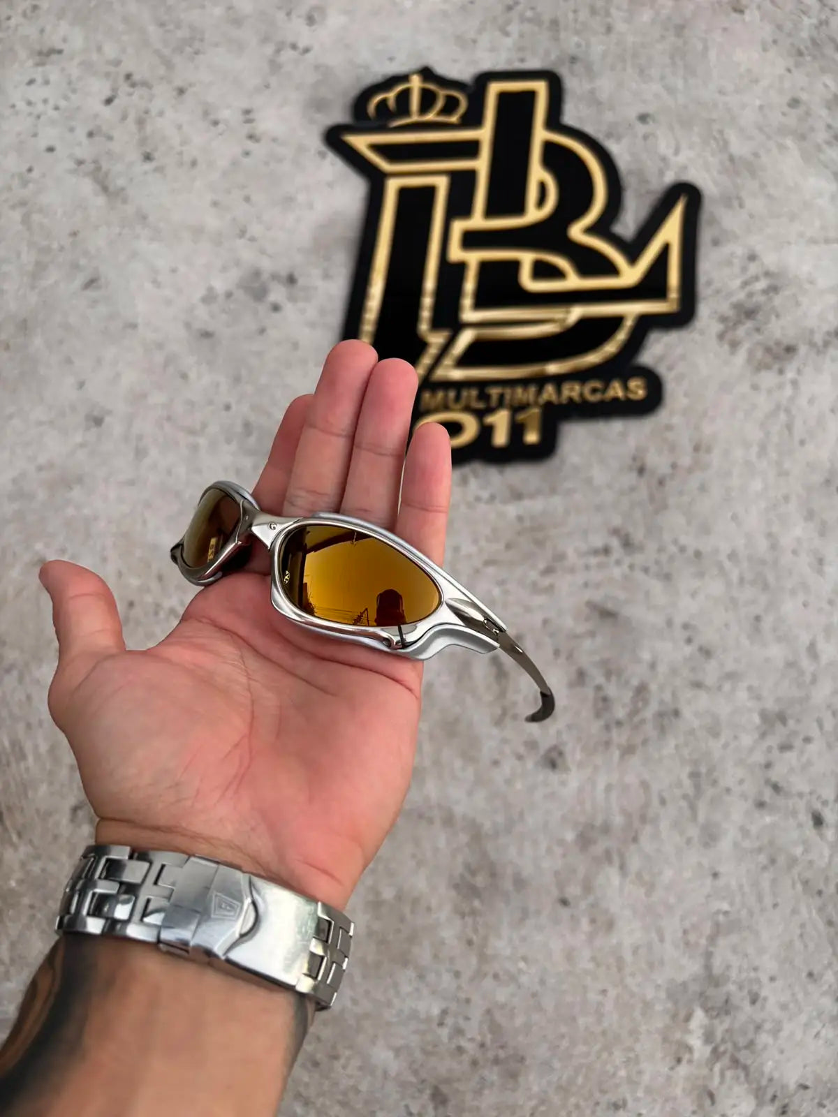 PENNY PLASMA LENTES GOLD CAFÉ SIDE BLINDER CINZA LINHA PREMIUM