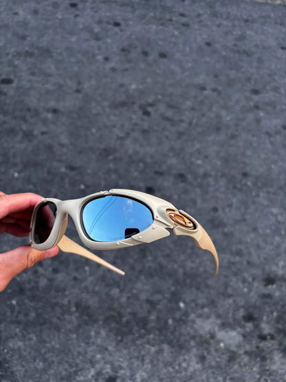 PLATE BEGE LENTES ESPELHADO