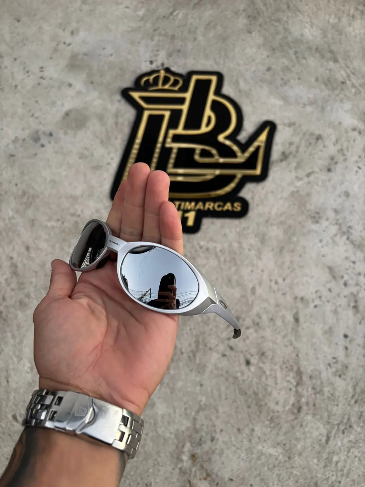EYE JACKET CINZA LENTES ESPELHADO