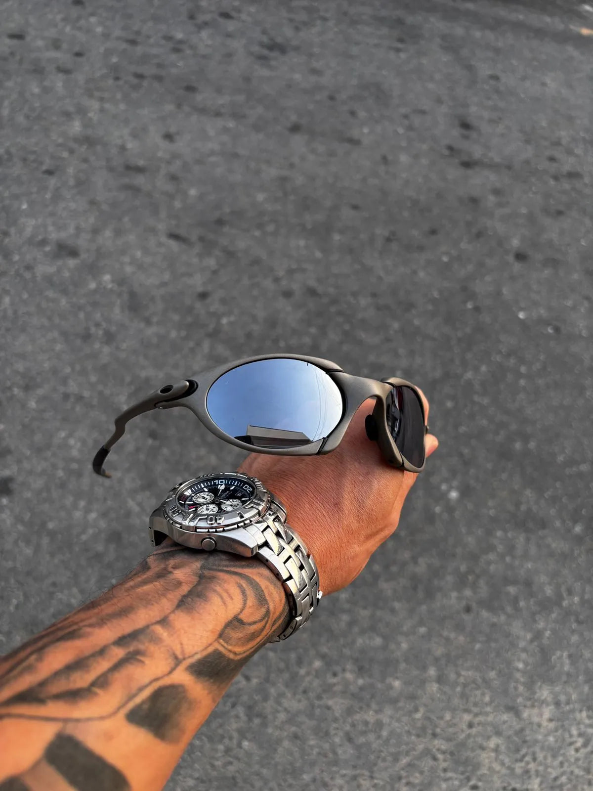 ROMEO1 X METAL LENTES BLACK ESPELHADO LINHA PREMIUM