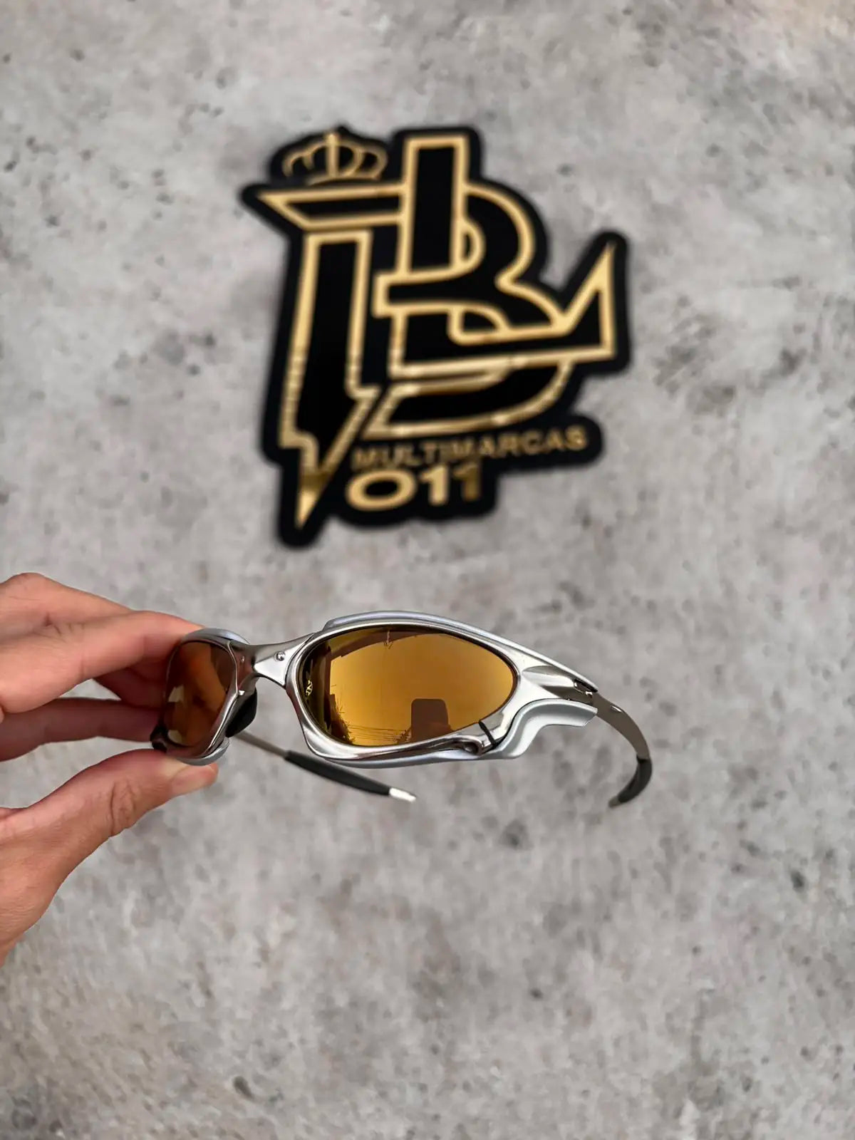 PENNY PLASMA LENTES GOLD CAFÉ SIDE BLINDER CINZA LINHA PREMIUM