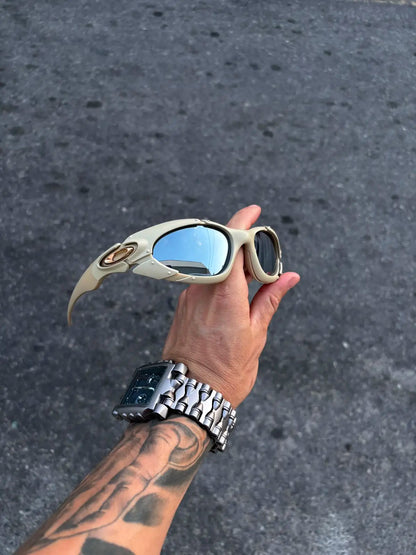 PLATE BEGE LENTES ESPELHADO