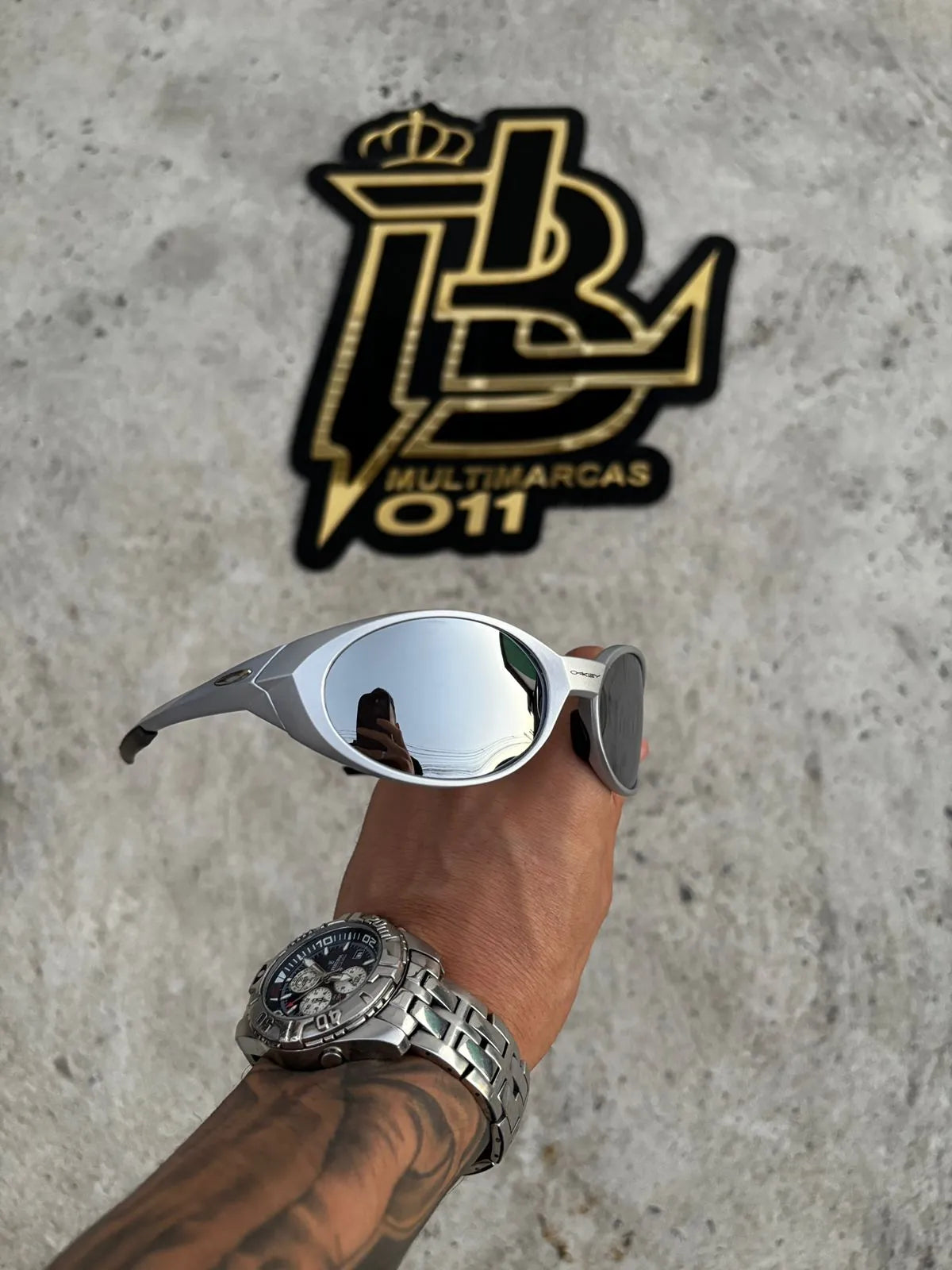 EYE JACKET CINZA LENTES ESPELHADO